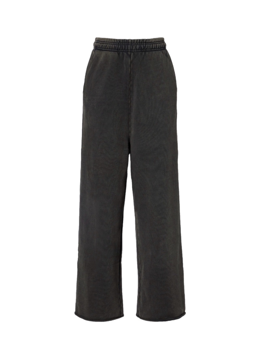 Entire Studios Women's Black Wide-Leg Elastic Waist Joggers